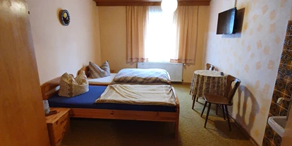 Monteurwohnung - Bettwäsche: Bettwäsche inklusive - Trogen (Landkreis Hof) - Zweibett-Zimmer in Wohnung 2 - Gästehaus Weißes Lamm