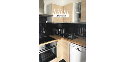 Monteurwohnung - Küche: Gemeinschaftsküche - Erdweg - Küche Apartment 4 Personen  - Kurzzeitvermietung Schmid 