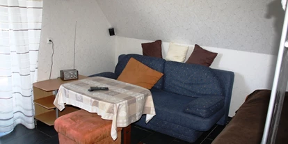 Monteurwohnung - WLAN - Barver - Wohnzimmer mit Schlafgelegenheit - Pension Heerderhof