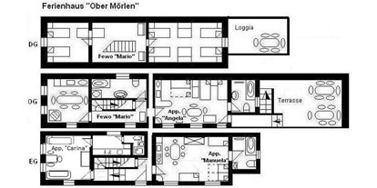 Monteurwohnung - Zimmertyp: Mehrbettzimmer - Linden (Gießen) - Haus "OM", für 1 - 16 Personen, 23 km bis Frankfurt/ M - Nord