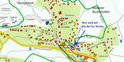 Monteurwohnung - Freudenstadt - Lageplan vom Ort - Monteurzimmer/Ferienwohnung 