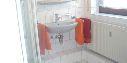 Monteurwohnung - Zimmertyp: Doppelzimmer - Krummhörn - Bad Studio-Appartement - Haus Weda
