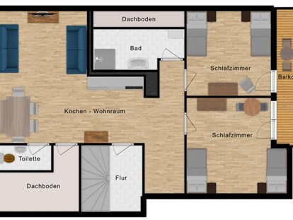 Monteurwohnung - Einzelbetten - Astenberg - Monteurwohnungen Haus Tyrol
