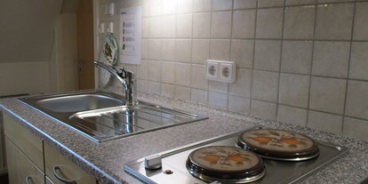 Monteurwohnung - Zimmertyp: Einzelzimmer - Osnabrück - Küchenzeile - Ferienwohnung OG