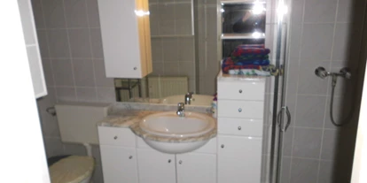 Monteurwohnung - Küche: eigene Küche - PLZ 06638 (Deutschland) - Toilette, Waschtisch, Dusche - Apartment Regina
