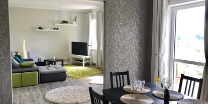 Monteurwohnung - Zimmertyp: Einzelzimmer - Laage - Ess- und Wohnzimmer - Ferienwohnung Mecklenburg