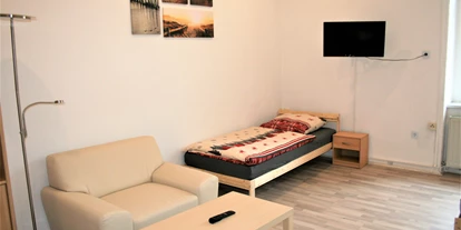 Monteurwohnung - Zimmertyp: Einzelzimmer - Ortrand - modern eingerichtetes Doppelzimmer 1 - McGoodnight - Monteurwohnung Nähe Dresden, bis zu 20 Personen