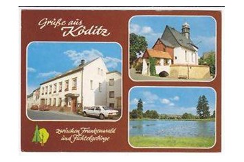 Monteurzimmer: Köditz, in Bayern, Oberfranken zwischen Frankenwald und Fichtelgebirge - Heinrich Dippold