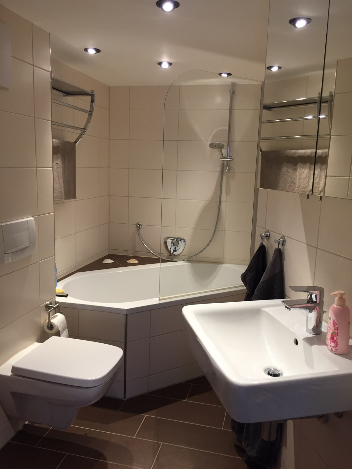 Monteurzimmer: Badezimmer - Ruhige Lage, mitten im Grünen