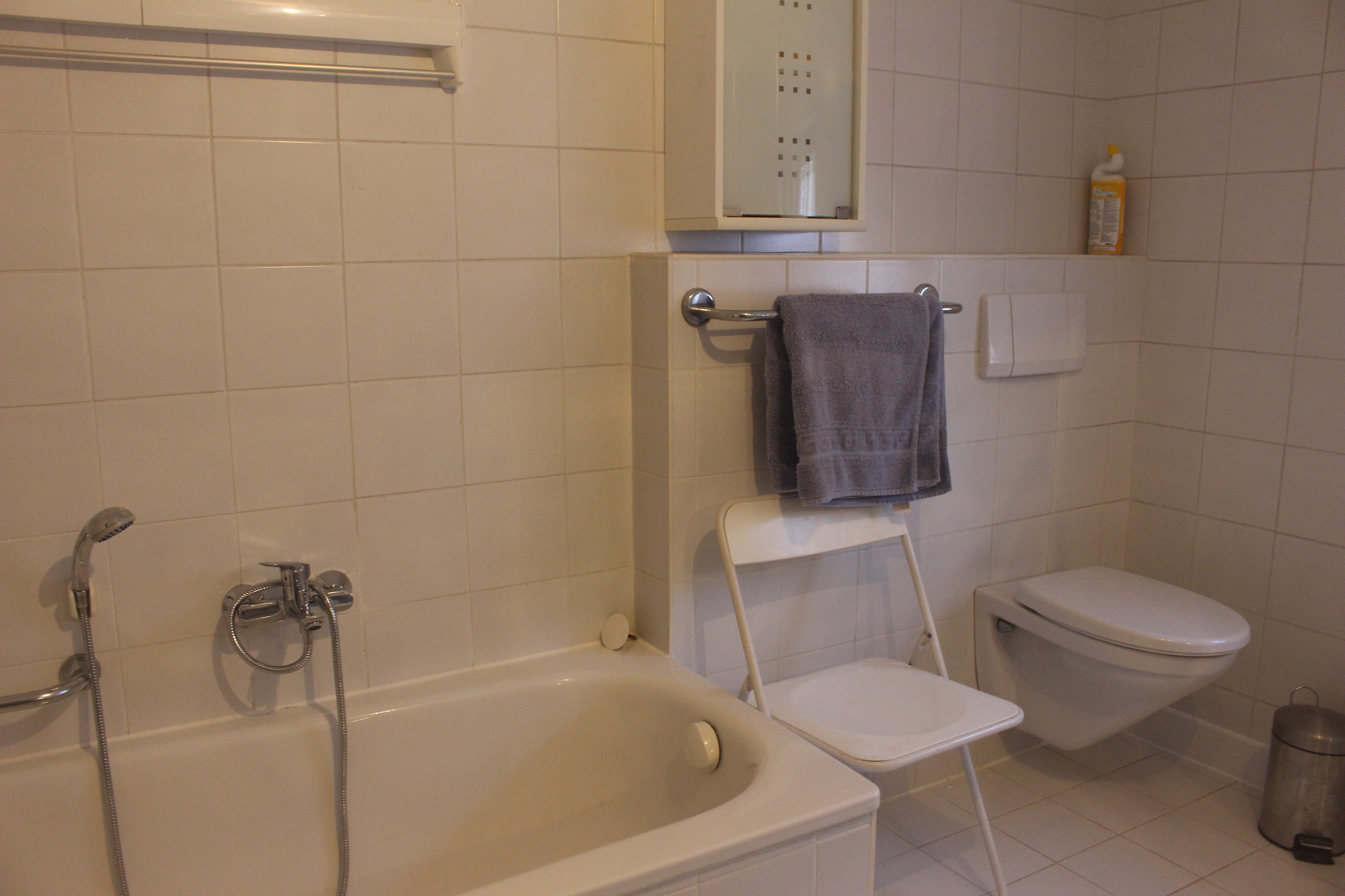 Monteurzimmer: Bad - Ferienwohnung "Am Scheinerturm"