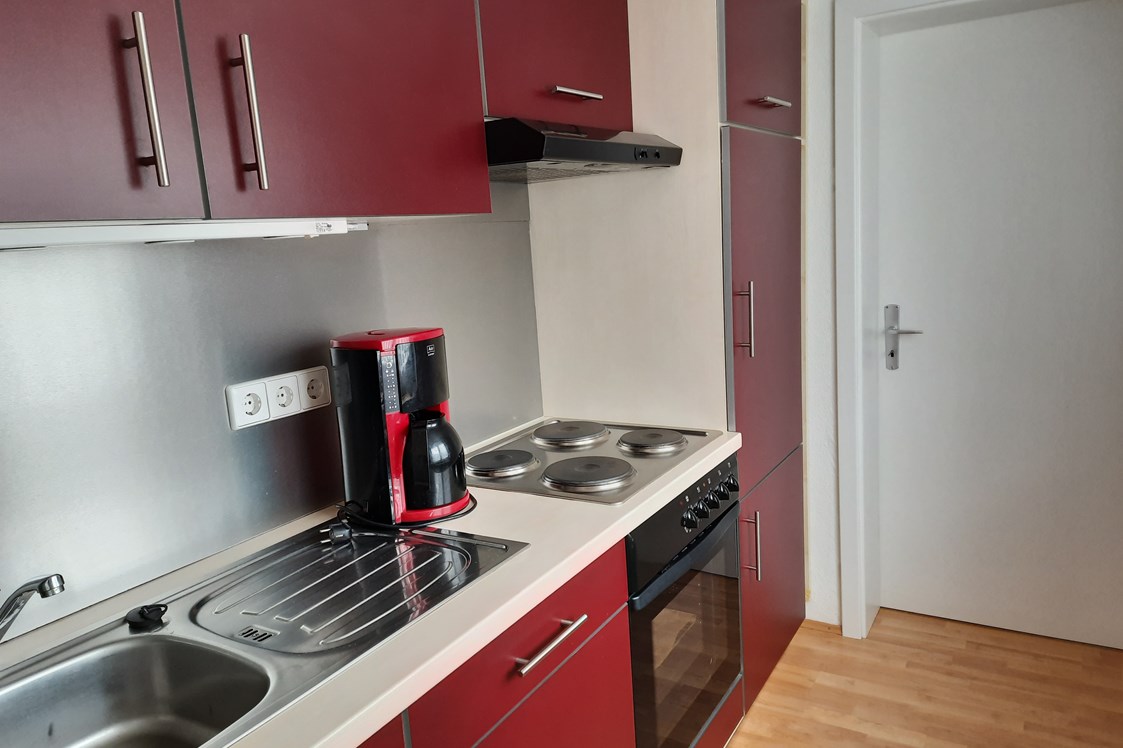 Monteurzimmer: Kleine Wohnung:
Küche - Haus am Schroffen