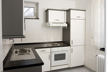 Monteurzimmer: Küche - Apartment 2, vollausgestattete Wohnung für 5 - 6 Personen