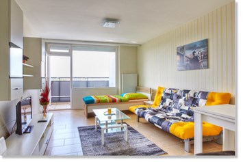 Monteurzimmer: Apartment 5 - Apartment 5, vollausgestattete Wohnung für 1 - 3 Personen