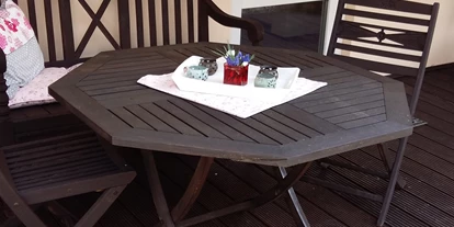 Monteurwohnung - Balkon - Deutschland - Überdachte Terrasse Wohnung 1 - Aktiv-Ferien-Dresden