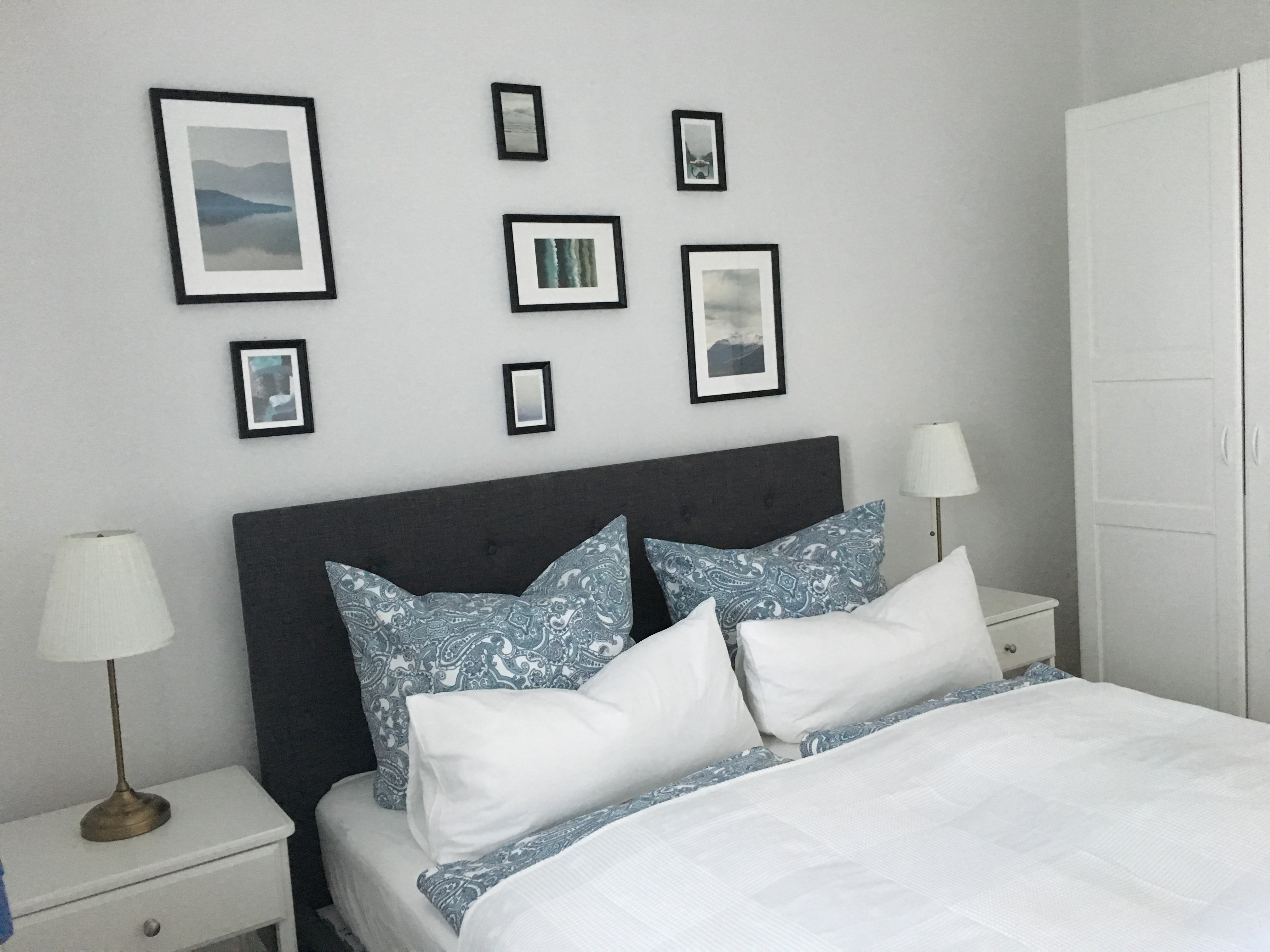 Monteurwohnung - WLAN - Schleswig-Holstein - Schlafzimmer mit Doppelbett - Juhlsgaard - FeWo Speeldeel