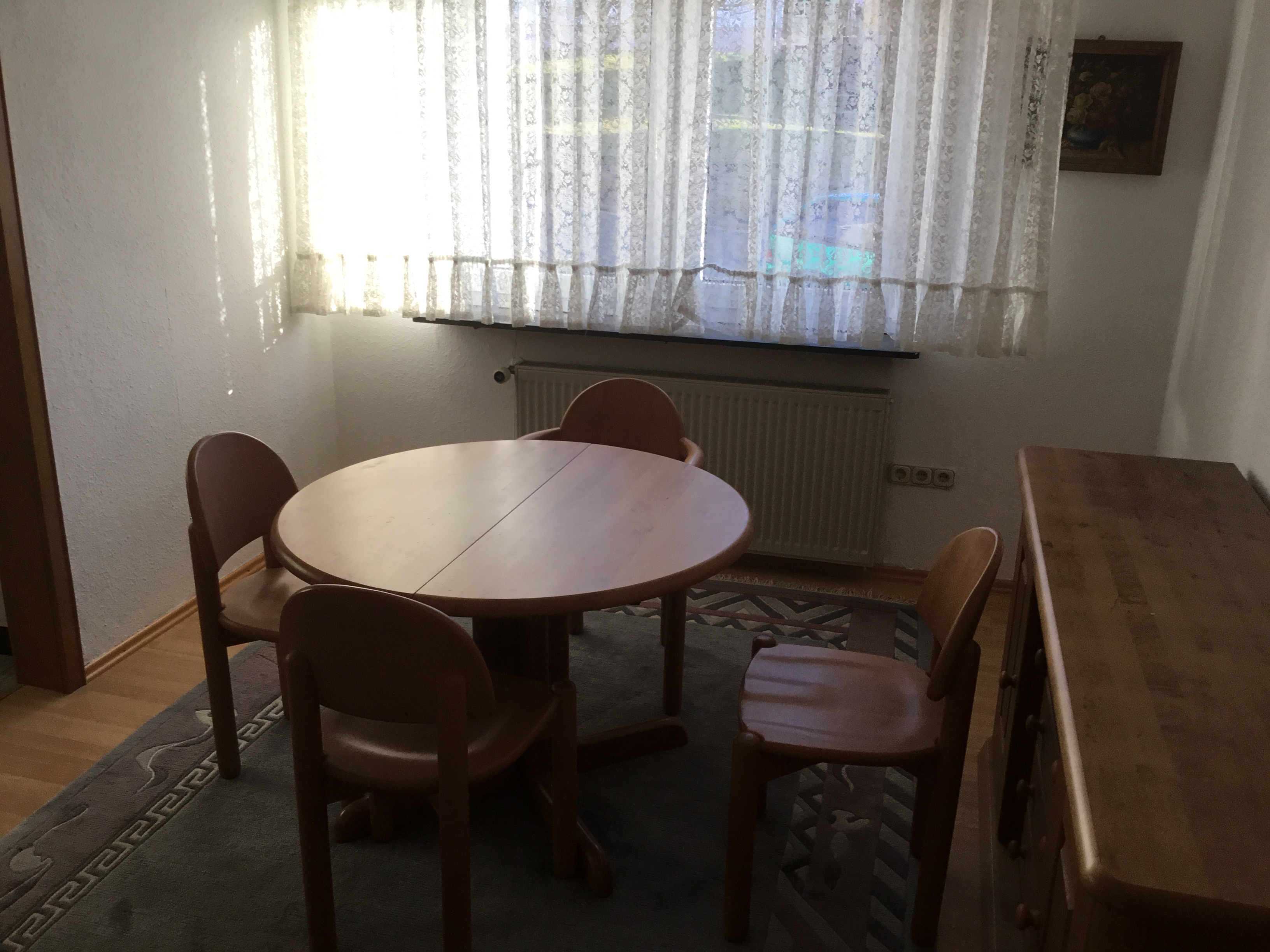 Monteurzimmer: Esszimmer - Ferienwohnung Bayrisch Nizza 100qm