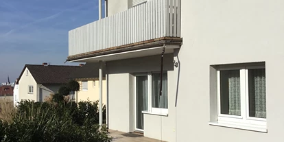 Monteurwohnung - Kleinostheim - Zugang Terrasse - Ferienwohnung Bayrisch Nizza 100qm