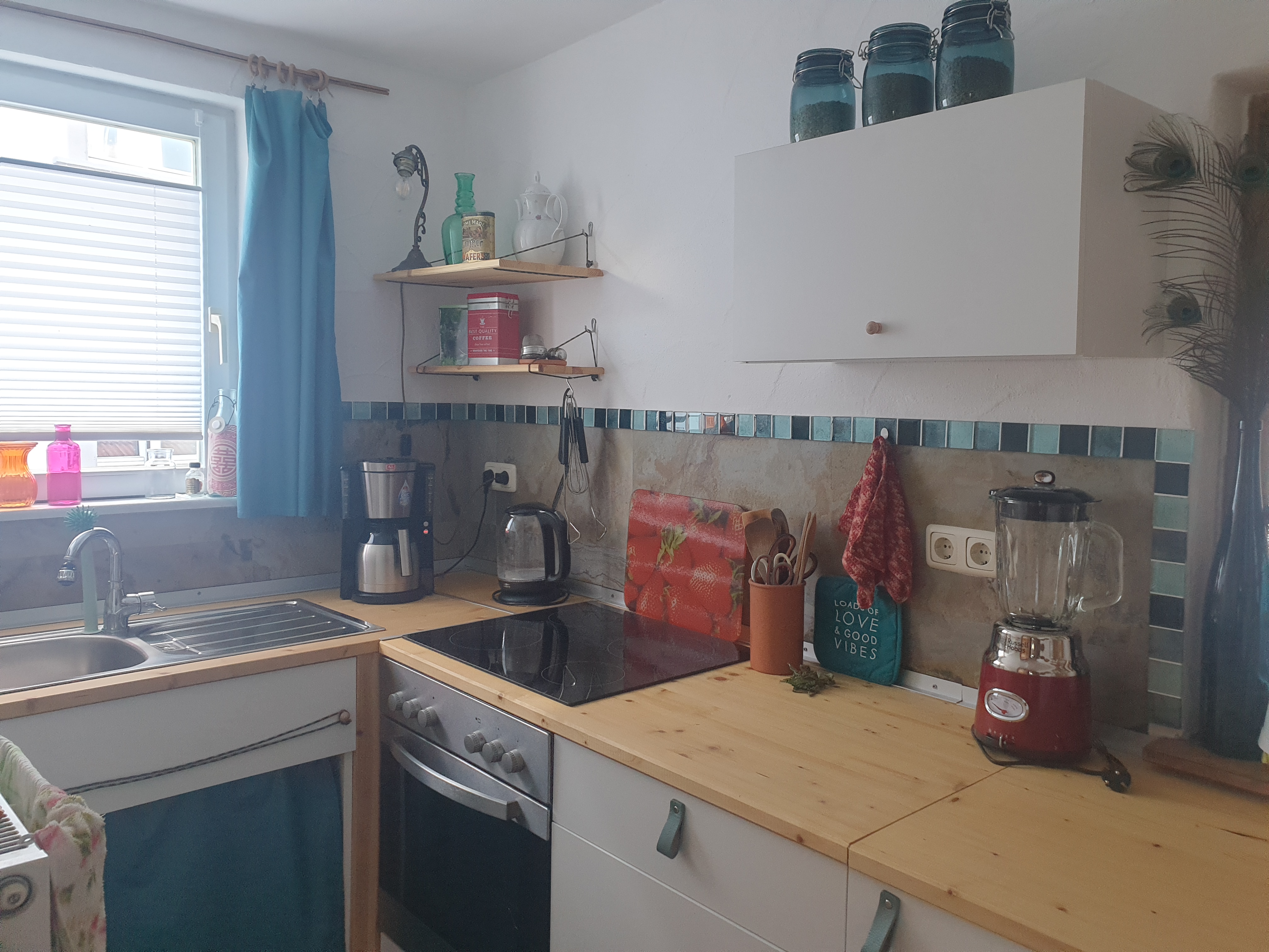 Monteurzimmer: Küche - Unser Obervolkacher Ferienhaus - die Ferienwohnung