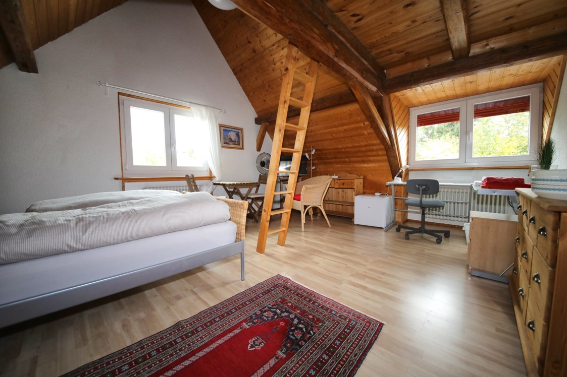 Monteurzimmer: Wohnbereich rustikales Zimmer in Altnau - Rustikales Zimmer