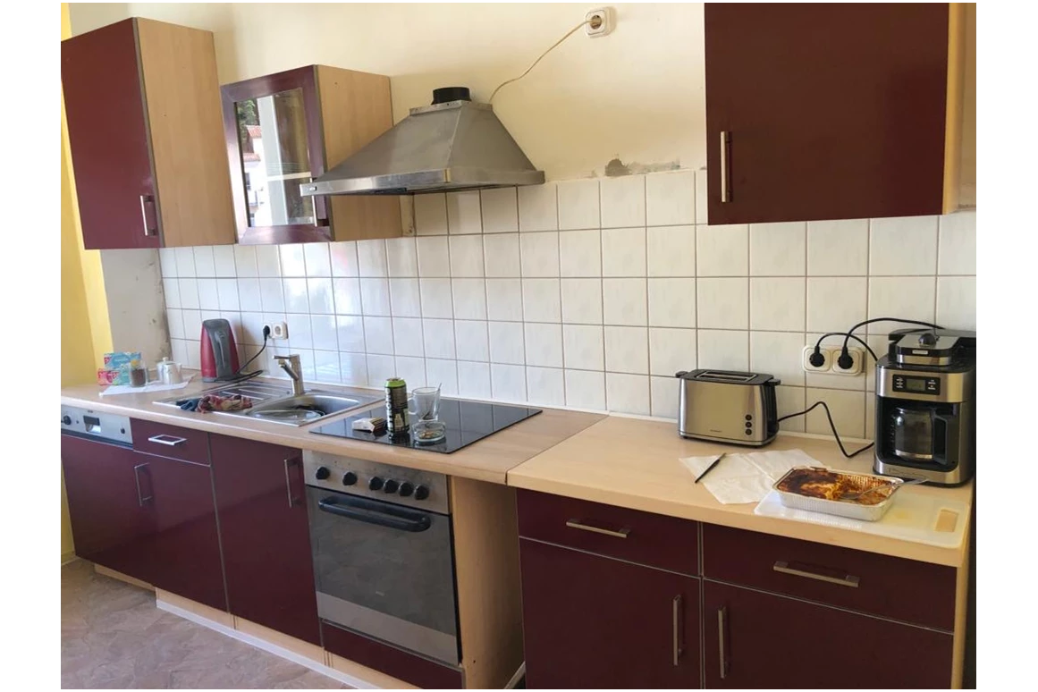 Monteurwohnung: Küche der Monteurwohnung HausZeit in Gera - Monteurwohnung