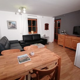 Monteurzimmer: Wohnküche/Wohnzimmer - Komfort Feriendomizil Jakobi