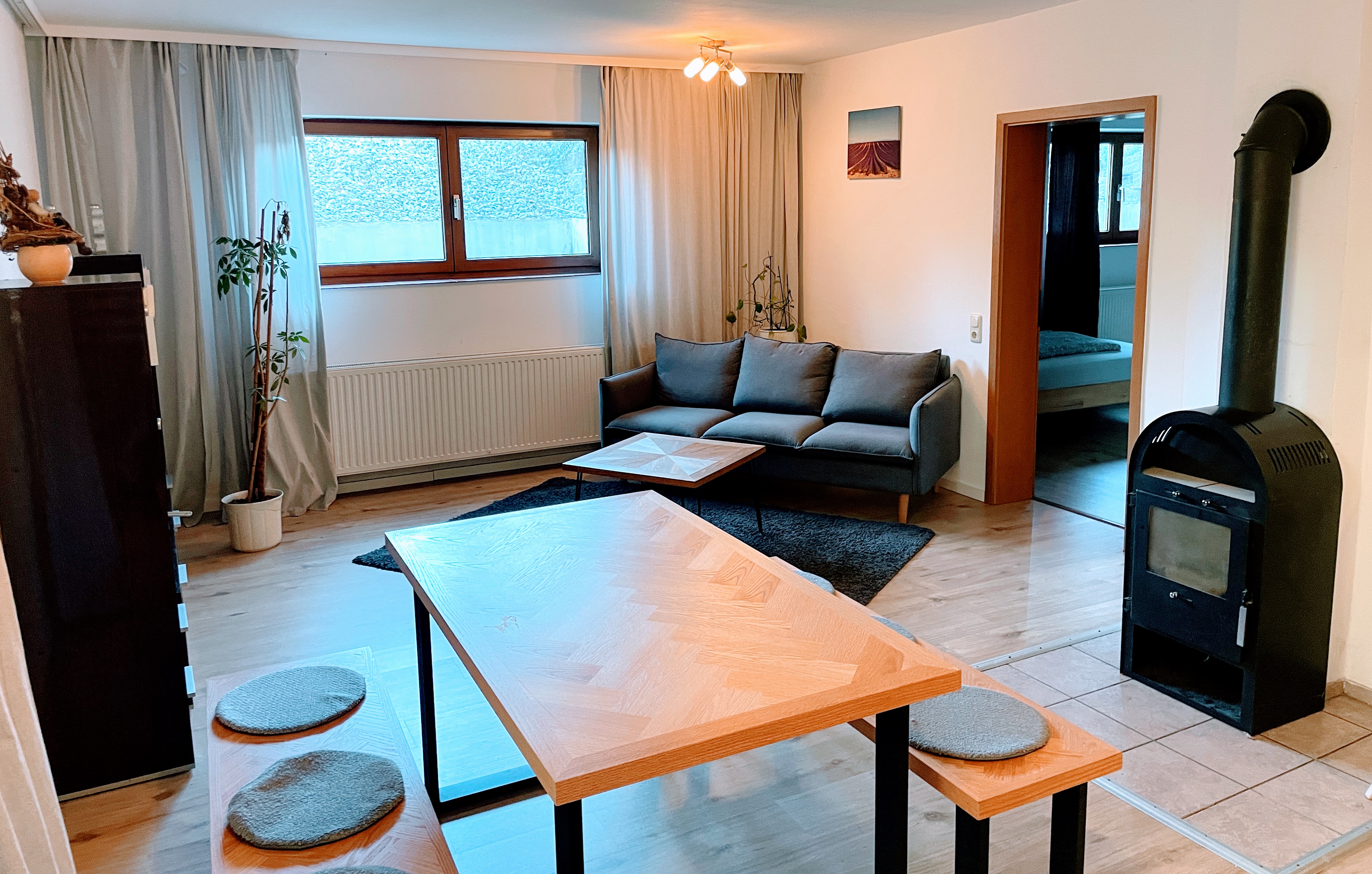 Monteurwohnung - PLZ 84175 (Deutschland) - Wohnzimmer Wohnung 1 - Monteurwohnung / Ferienwohnung Eglhuber Landkreis Landshut