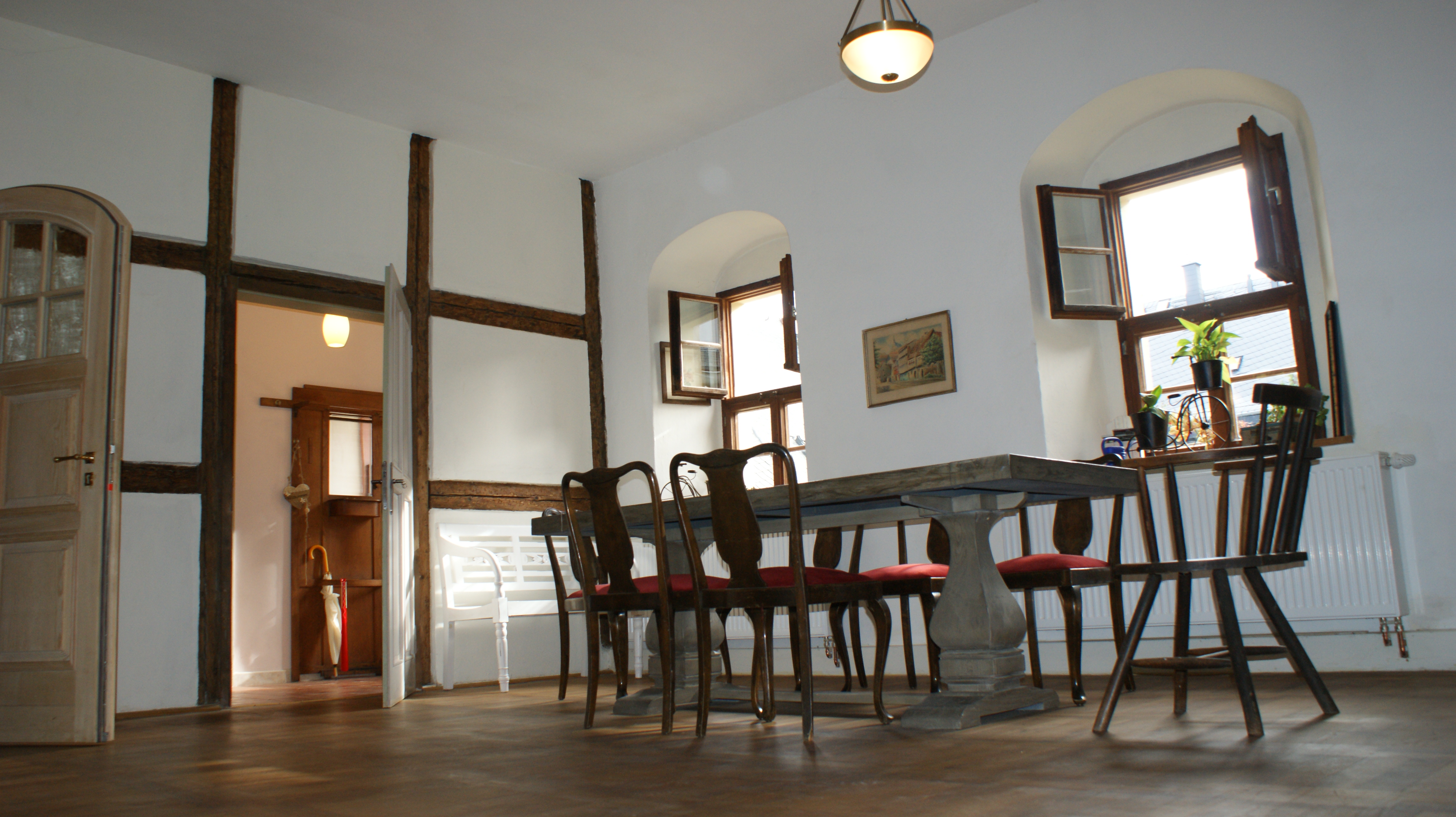 Monteurwohnung - Zimmertyp: Doppelzimmer - Sachsen - Diele Gemeinschaftsraum,Eingang - Marienberg Stadt