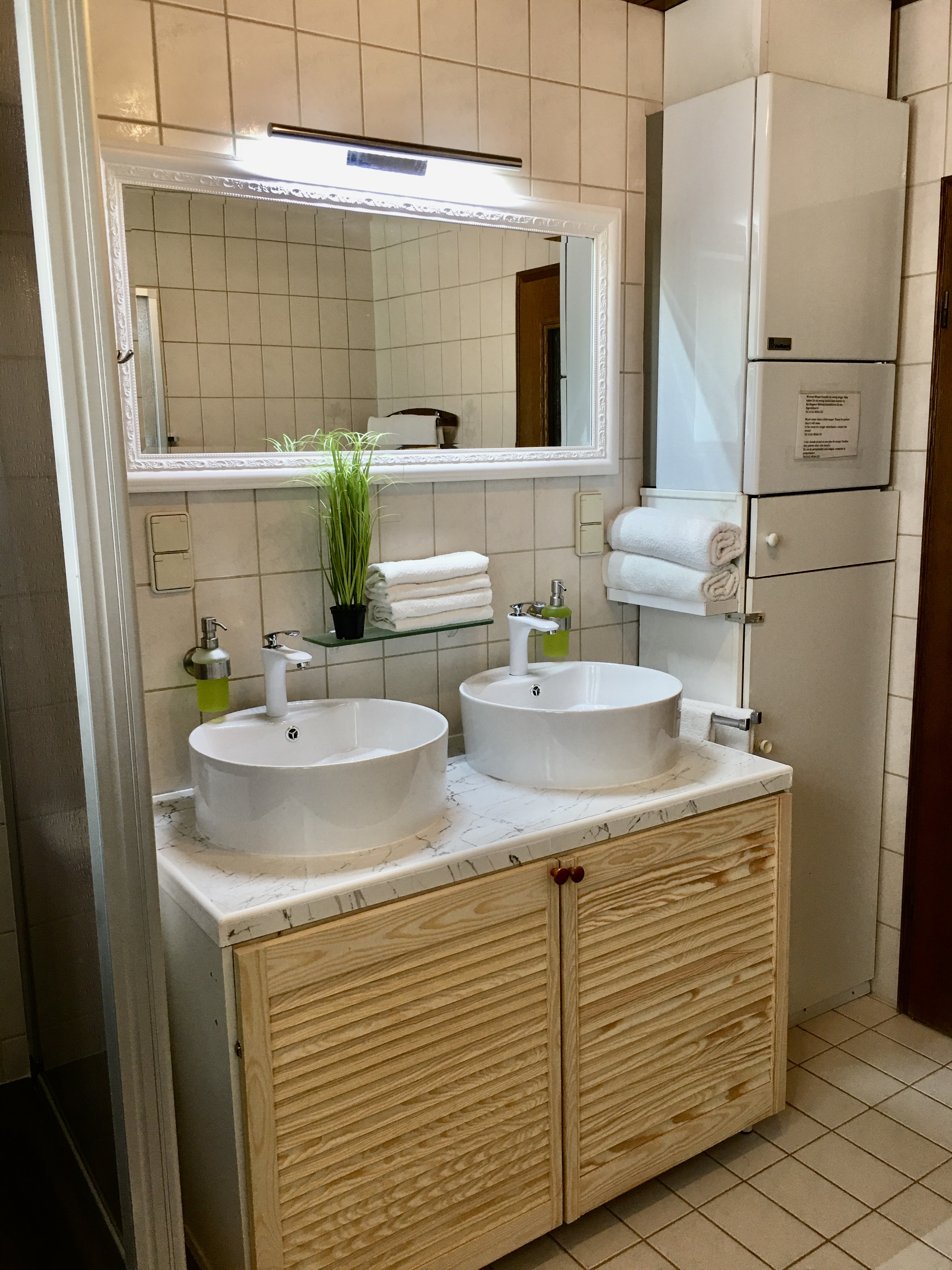 Monteurzimmer: Bad - Palminas Ferienwohnungen