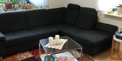 Monteurwohnung - Hund erlaubt - Schleswig-Holstein - Ausziehsofa im Wohnzimmer
Liegefläche ca. 140 x200 - Wiebke Grzembke