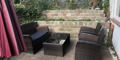 Monteurwohnung - Hund erlaubt - Schleswig-Holstein - Terrasse  - Wiebke Grzembke