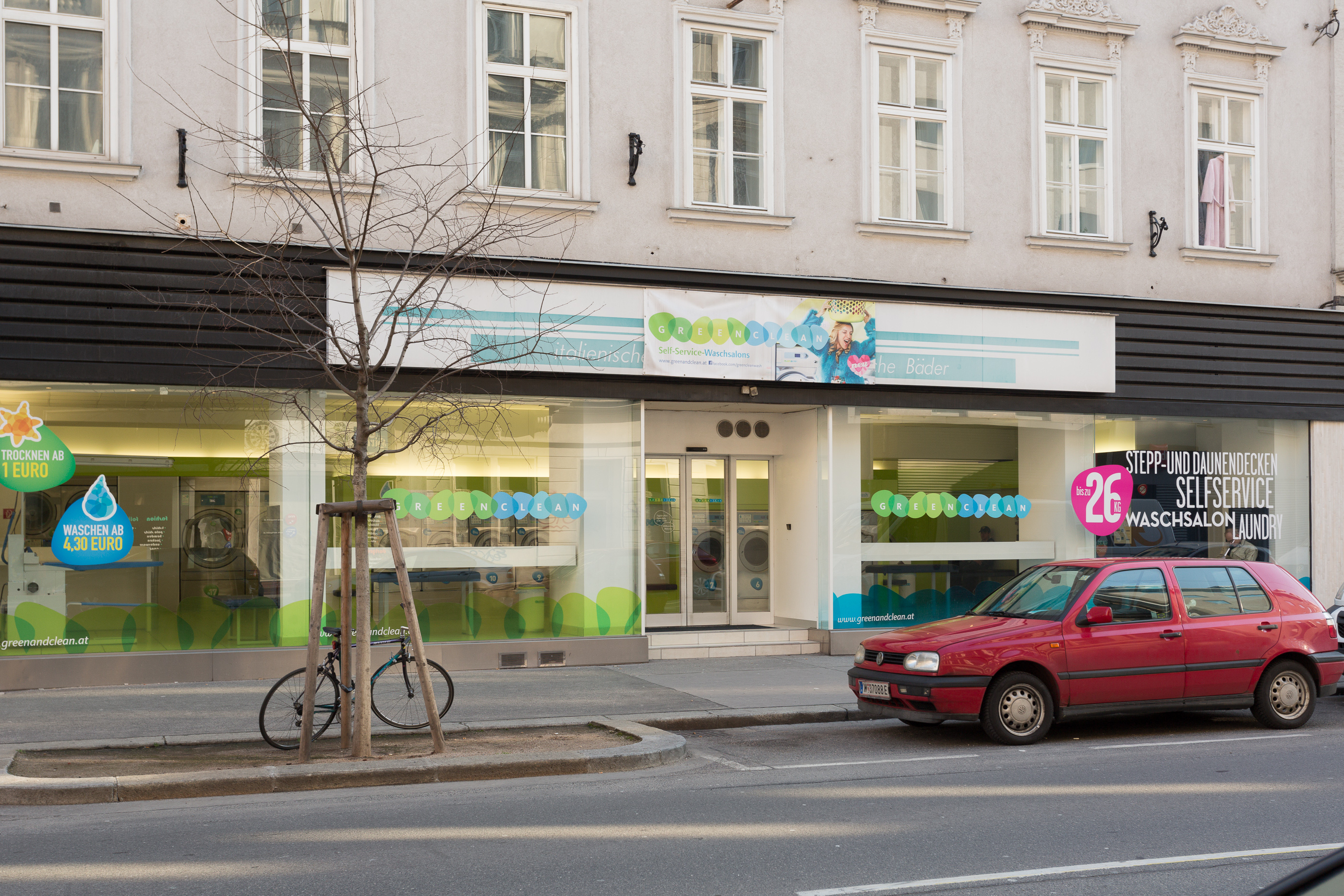 Monteurzimmer: Green und Clean Waschsalon - 2 min  zu Fuß entfernt -  Apartments für 1 oder 2 Personen