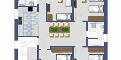 Monteurwohnung - Balkon - Deutschland - Grundriss OG - Citysterne Bremerhaven