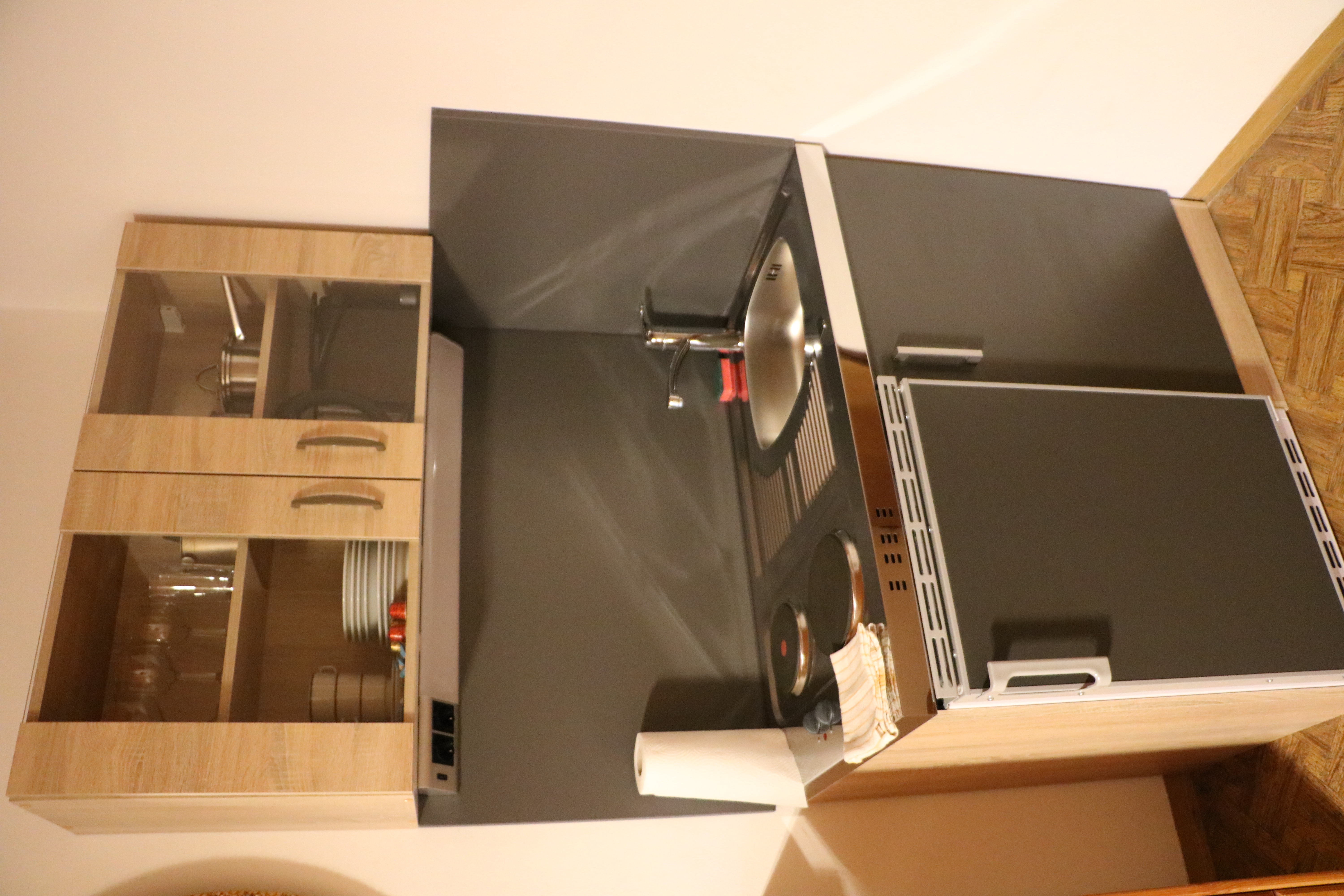 Monteurwohnung - Küche: eigene Küche - Sbg. Salzkammergut - Gasthof Gruber Zimmer 2