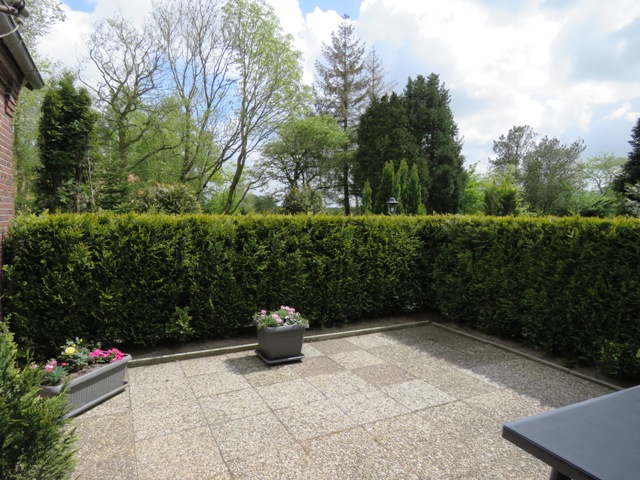 Monteurzimmer: Gartenterrasse - Ferienwohnung Kutscherhuus für Monteure