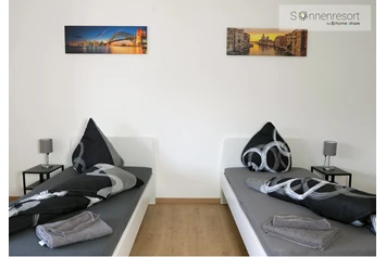 Monteurzimmer: Schlafbereich - Schicke Monteurswohnungen in ruhiger Lage