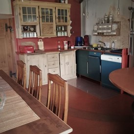 Monteurzimmer: Die Gemeinschaftsküche - Monteurzimmer - Studentenzimmer - Ferienwohnung im altes Schäferhaus