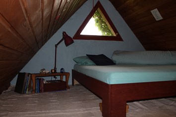 Monteurzimmer: Die Maisonette, mit Schlafkoje eine Treppe höher - Monteurzimmer - Studentenzimmer - Ferienwohnung im altes Schäferhaus