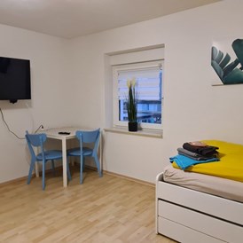 Monteurzimmer: Schlafzimmer in der Monteurunterkunft in Bochum-Wattenscheid - Übernachten im Herzen des Ruhrpotts 