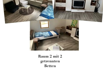 Monteurwohnung: Raum 1 und 2 - Monteurwohnung Münzenberg/Gambach Mittelhessen 