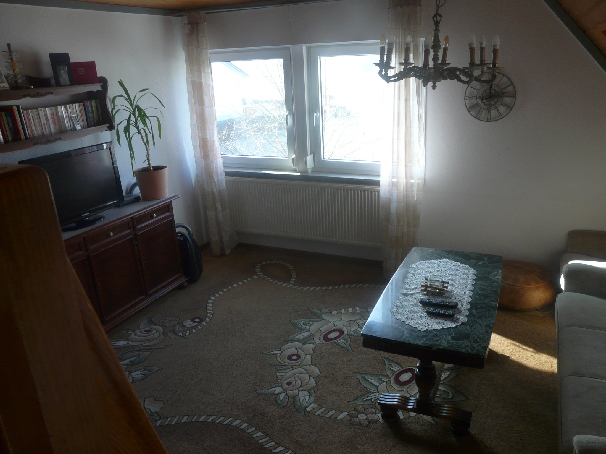 Monteurwohnung - Altshausen - Wohnzimmer - Ferienwohnung SEElenfrieden