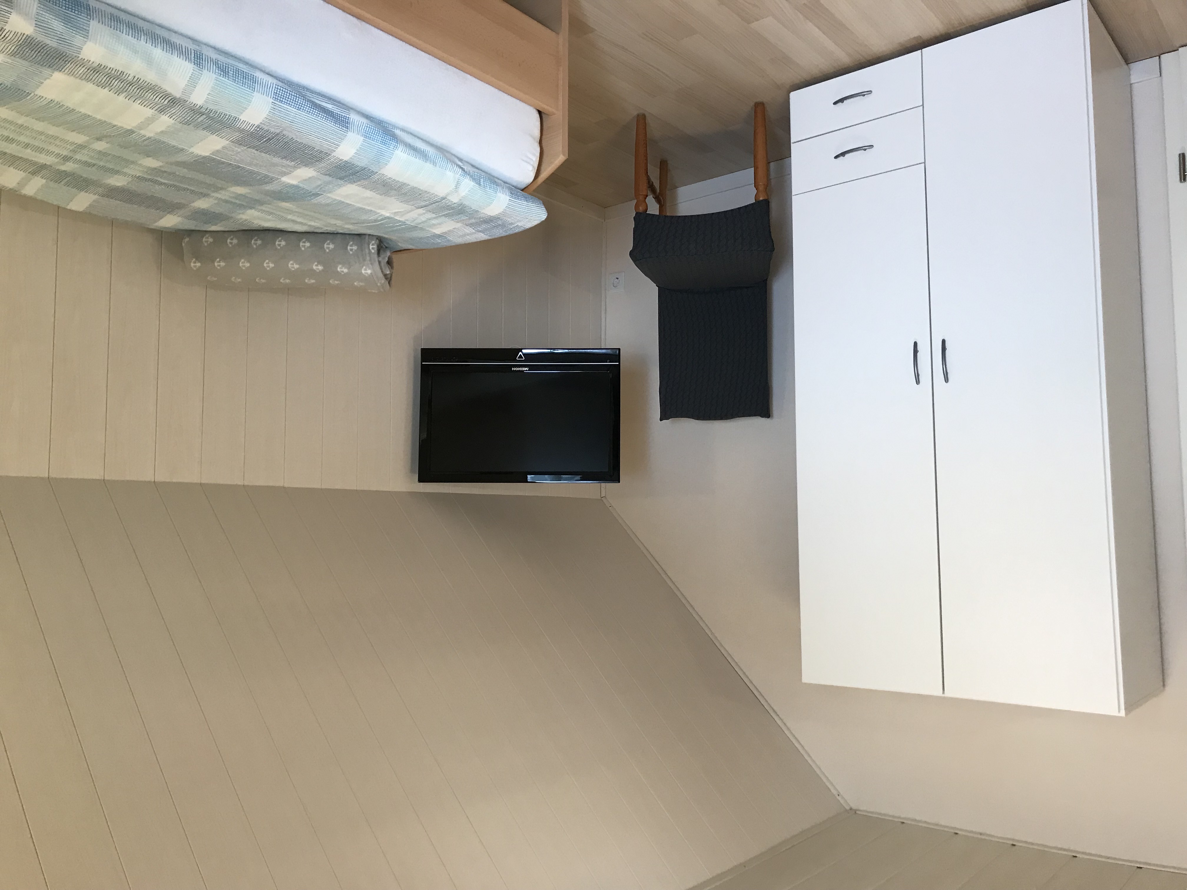 Monteurzimmer: Obergeschoss : 
Schlafzimmer -2- - "Villa Düne" für Handwerker und Reisende 