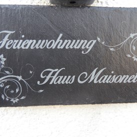 Monteurzimmer: Türschild Ferienwohnung - Haus Maisonette am Harz, Thüringen, Deutschland