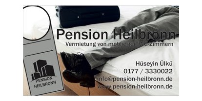 Monteurwohnung - Bettwäsche: keine Bettwäsche - Heilbronn Die Zimmer ca 10 min Autofahrt von Stadt Heilbronn - Pension-Heilbronn