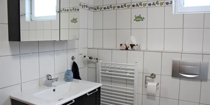 Monteurwohnung - Kronau Walldorf Bretten Kraichtal - Bad - Ferien und Monteurswohnung Morgentau