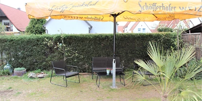 Monteurwohnung - Kronau Walldorf Bretten Kraichtal - Garten - Ferien und Monteurswohnung Morgentau
