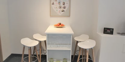 Monteurwohnung - Kronau Walldorf Bretten Kraichtal - Essplatz in der Küche - Ferien und Monteurswohnung Morgentau