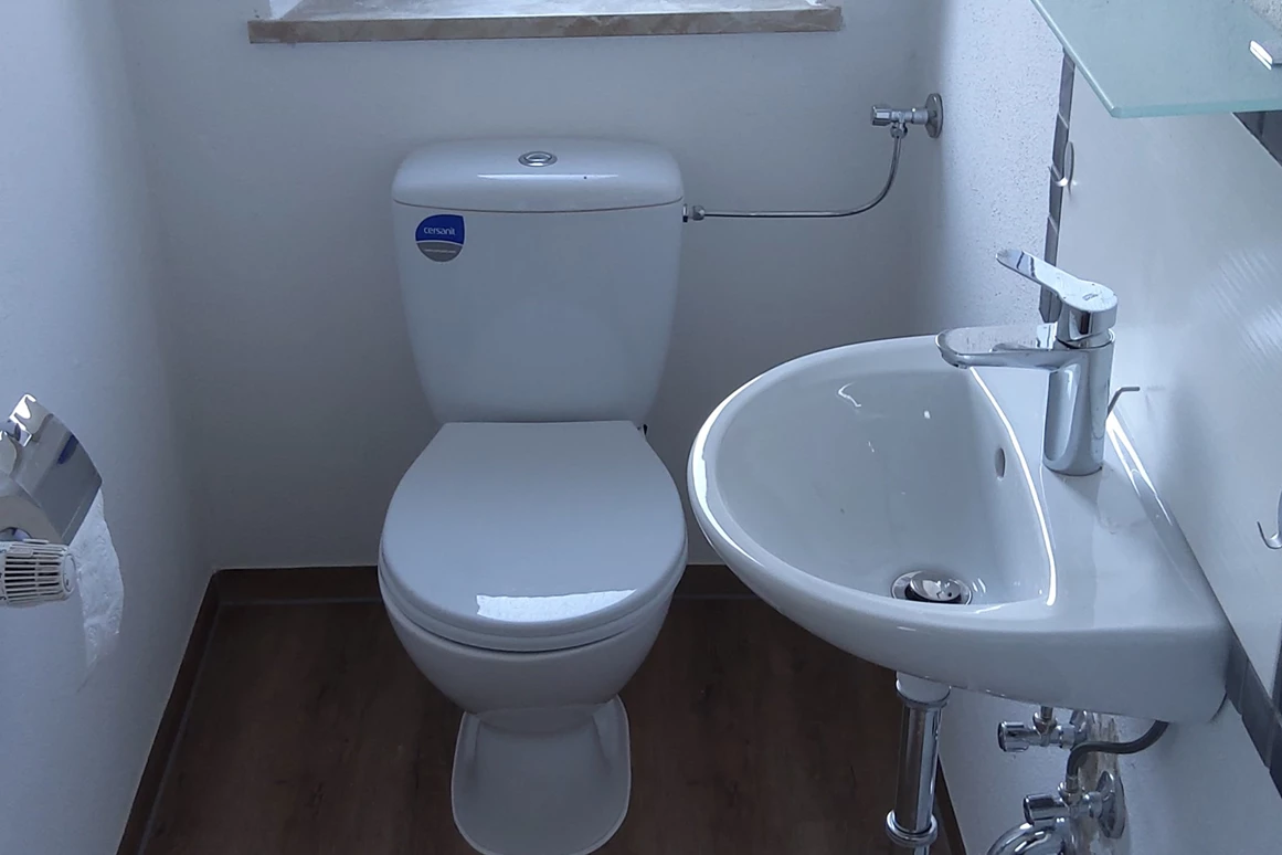 Monteurzimmer: Gäste WC - Der brave Soldat