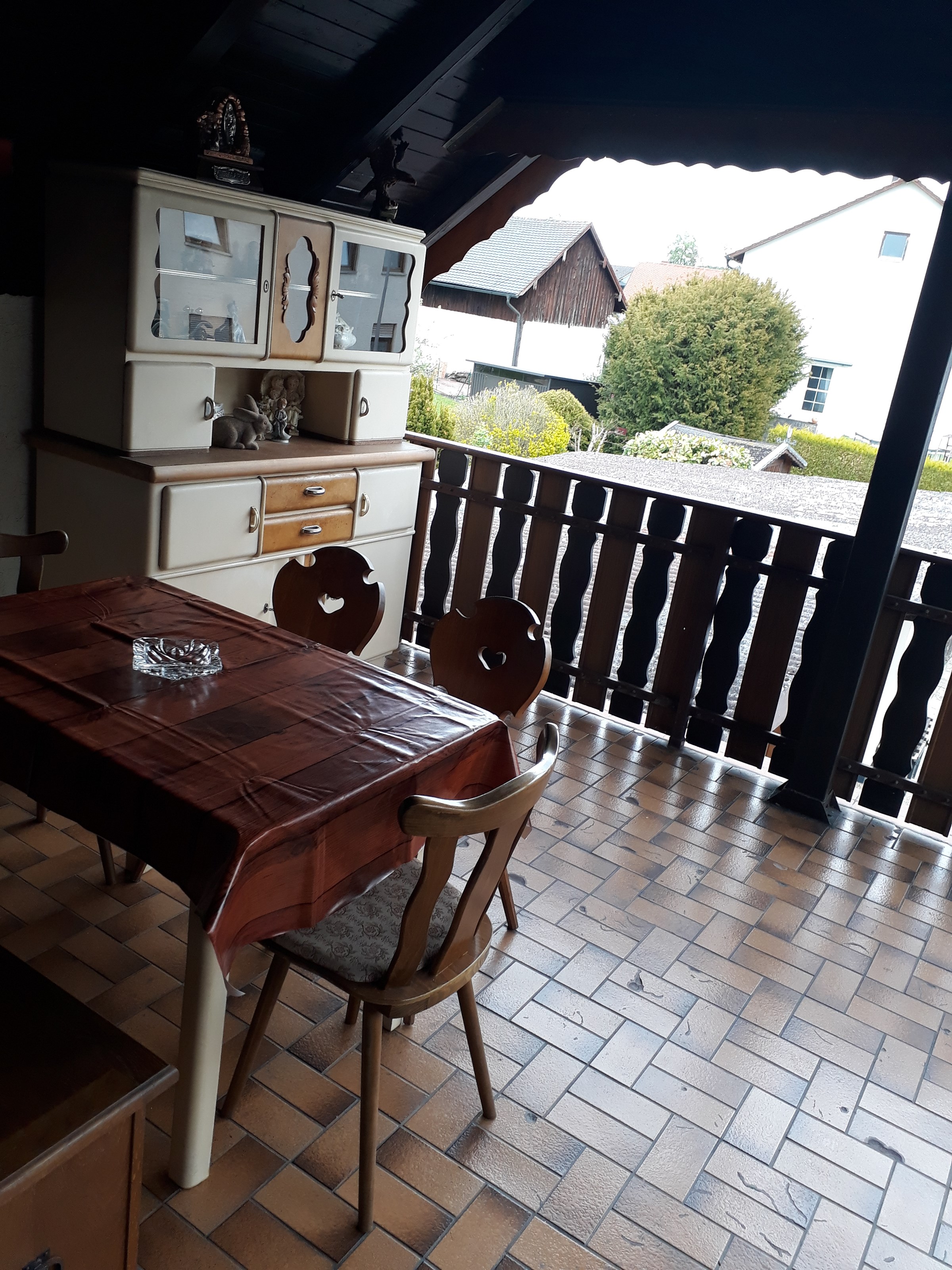 Monteurzimmer: Terrasse - Gästehaus Georg / Monteurwohnungen