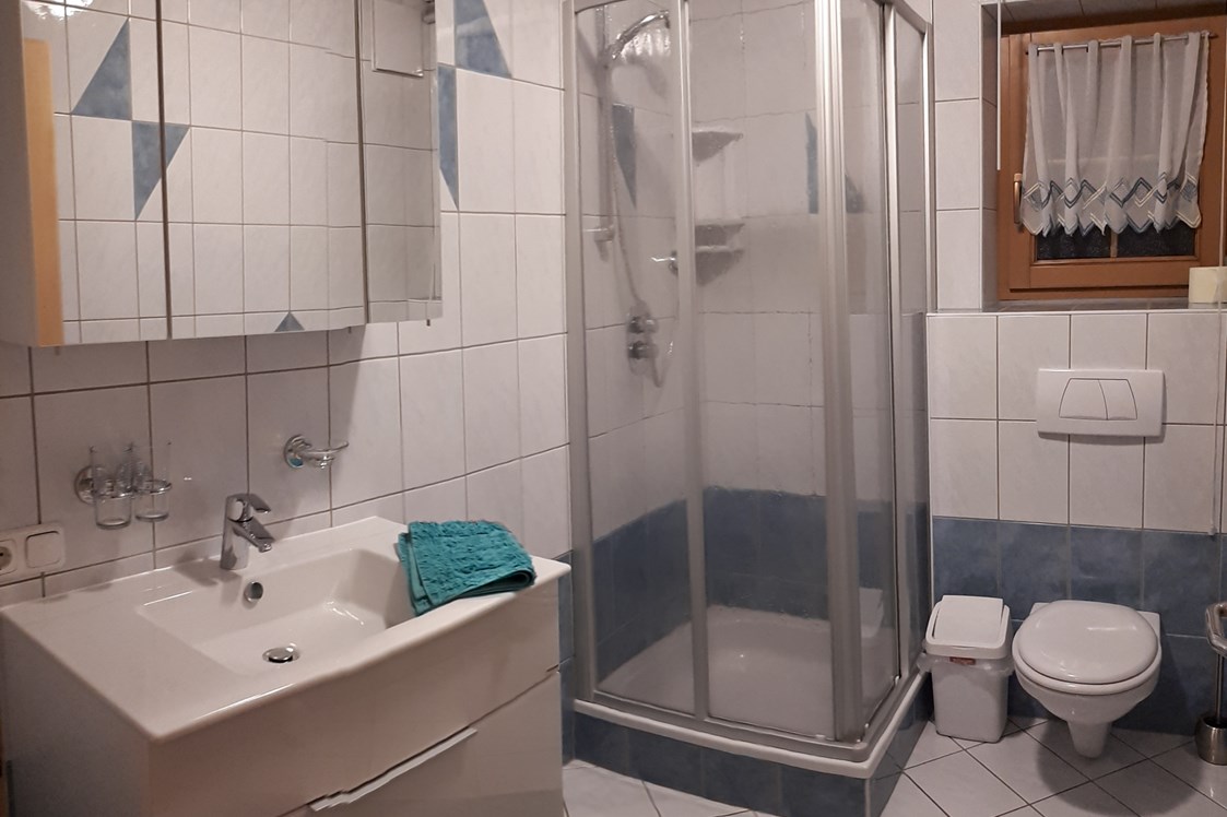 Monteurzimmer: Badezimmer FEWO 1 - Ferienhaus Sporer 