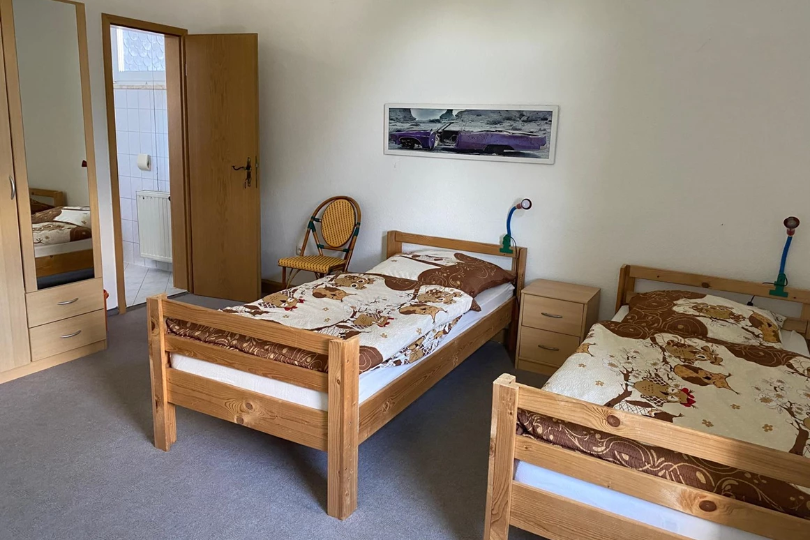 Monteurzimmer: Zimmer 4 - für 1-2 Personen - Alte Schule Heberndorf